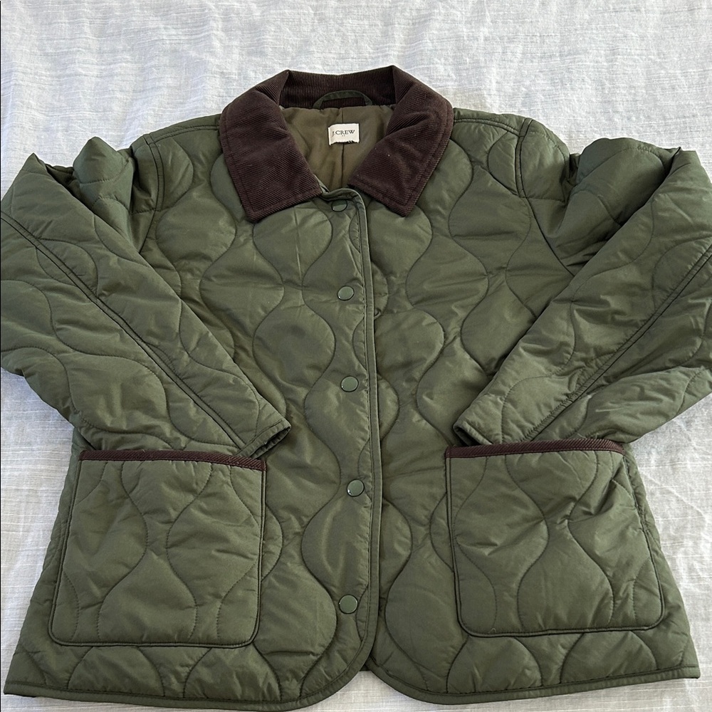 J. Crew  Quilted Barn Jacket